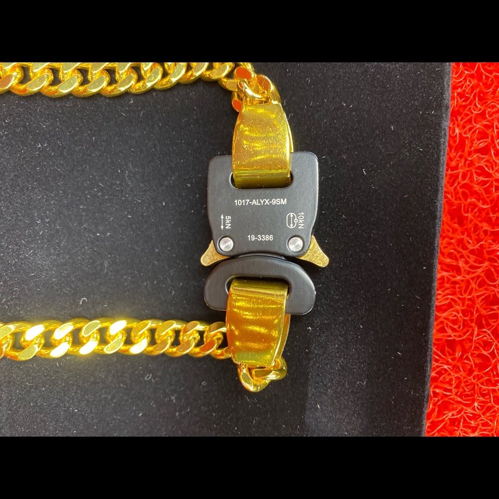 Alyx Gold-Tone Logo Engraved Necklace - Picture 2 of 5